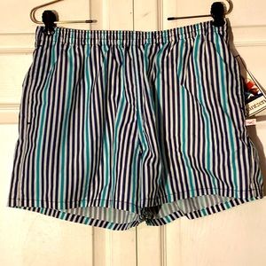 Jantzen Striped Nylon Swim Briefs sz L 36-38 USA